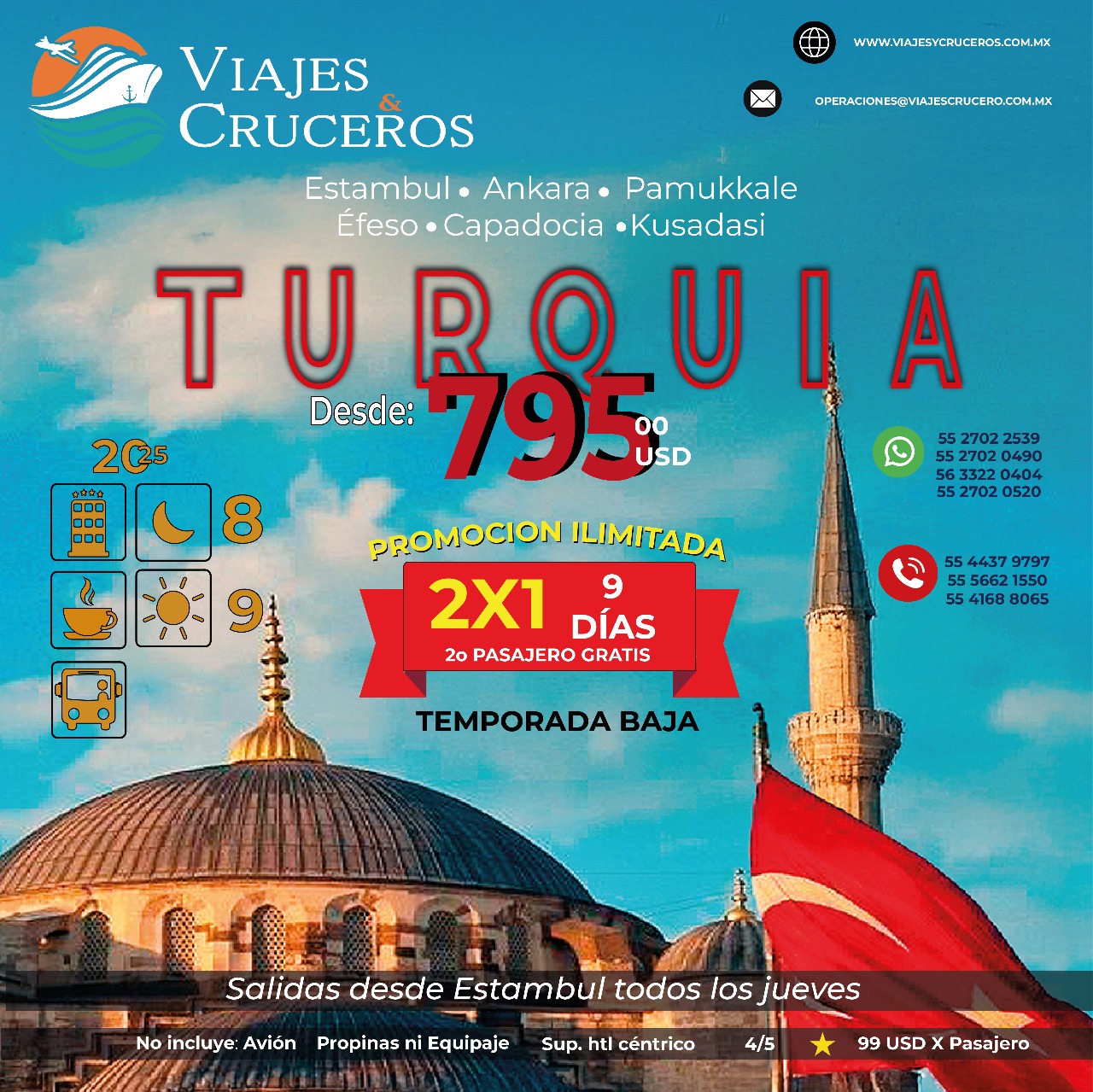 Turquía 2x1