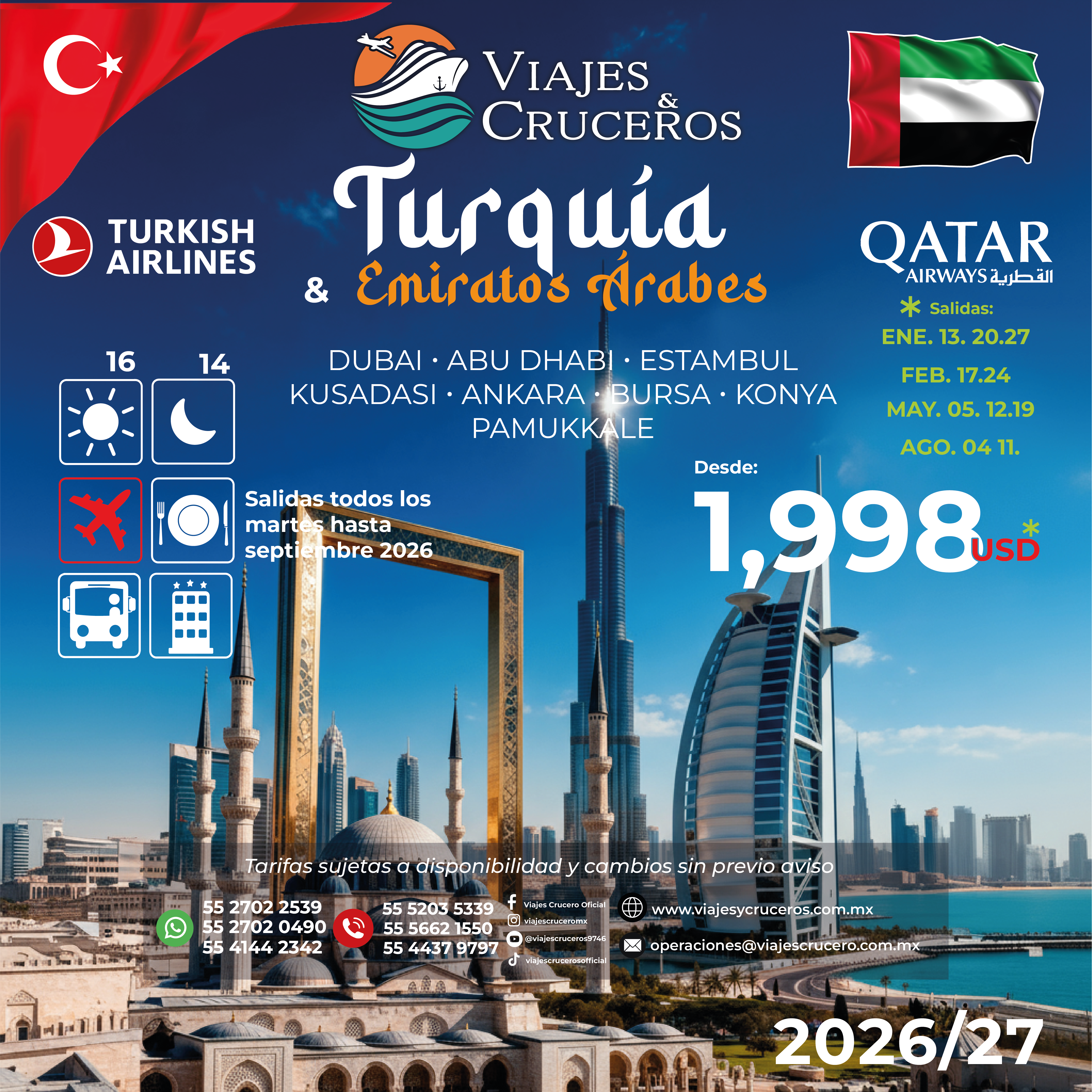 Turquía & Emiratos Árabes