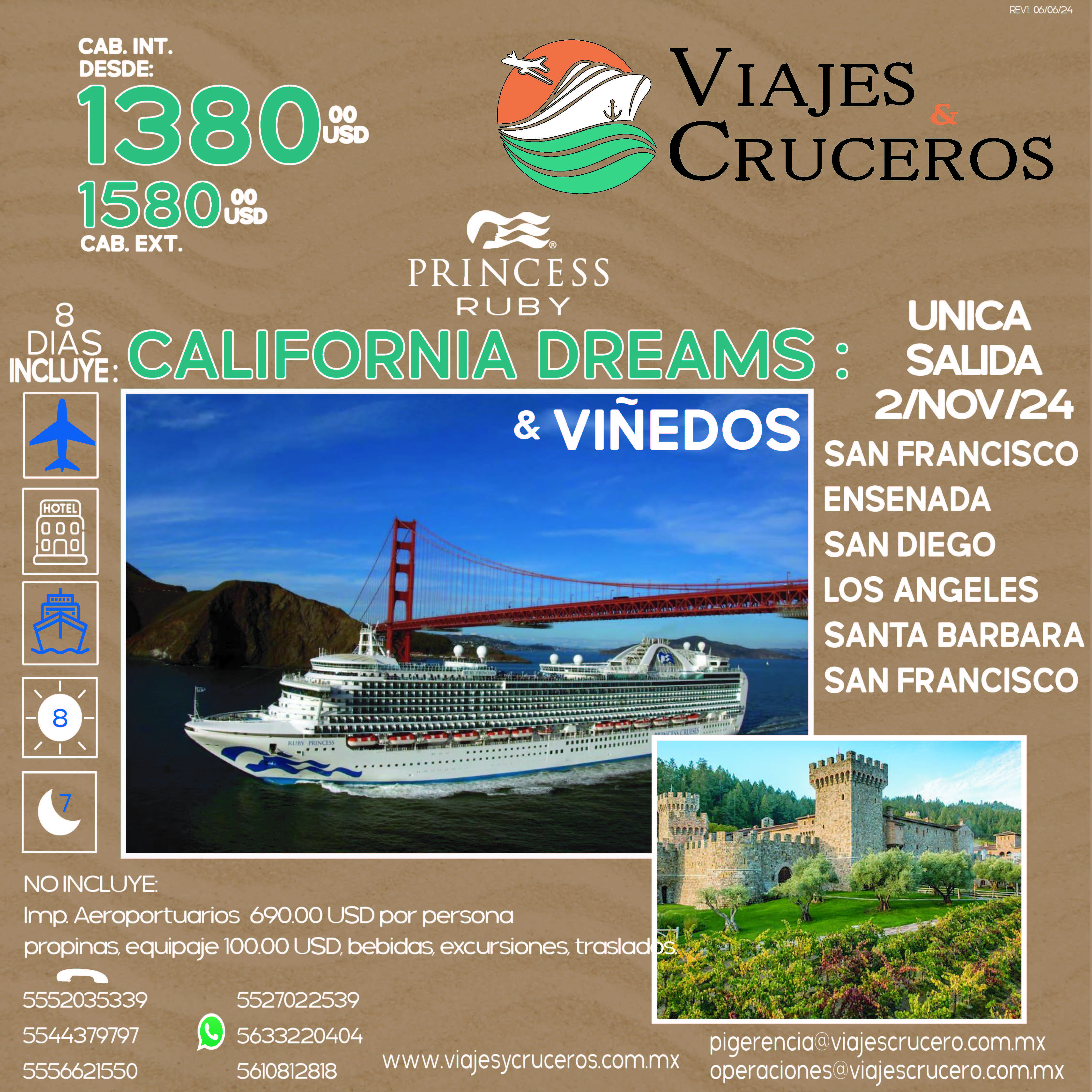 CALIFORNIA DREAMS & VIÑEDOS