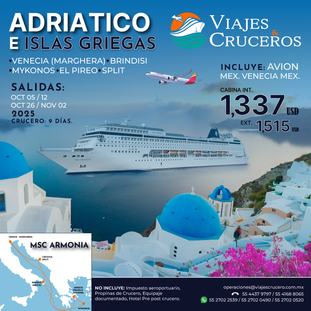 ADRIÁTICO E ISLAS GRIEGAS