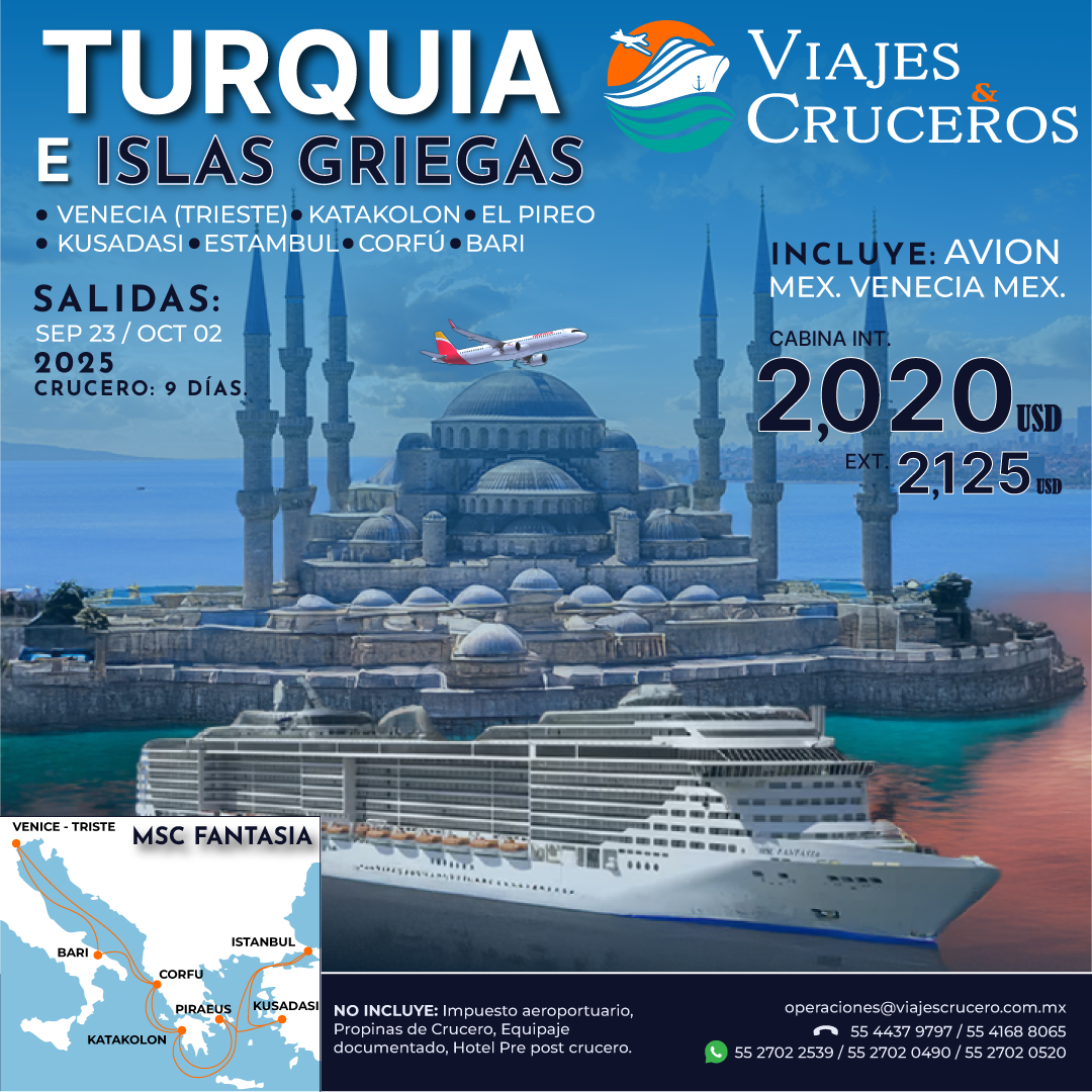 TURQUÍA E ISLAS GRIEGAS